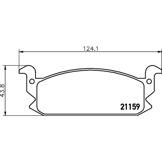 2115902 - Brake Pad Set, disc brake 