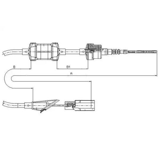 58005500 - Clutch Cable 