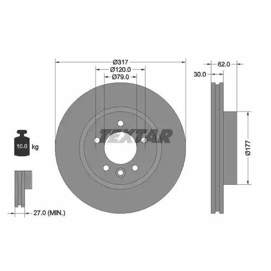 92134500 - Brake Disc 