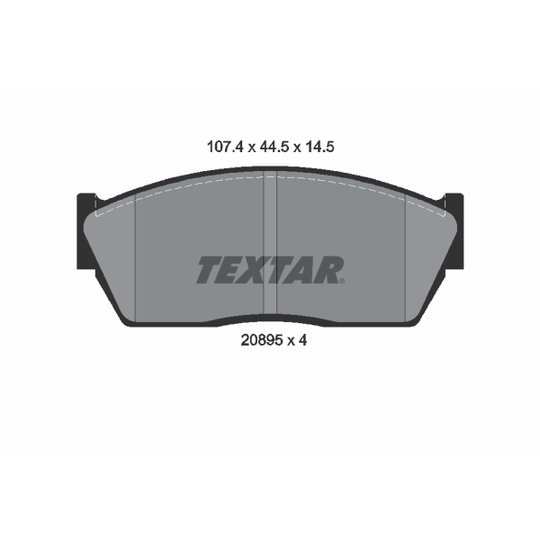 2089501 - Brake Pad Set, disc brake 