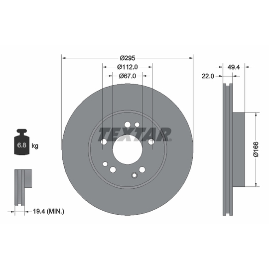 92057300 - Brake Disc 