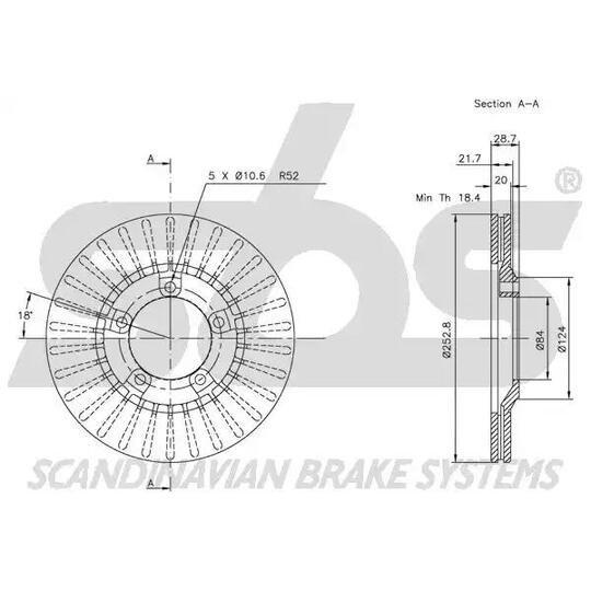 1815203404 - Brake Disc 