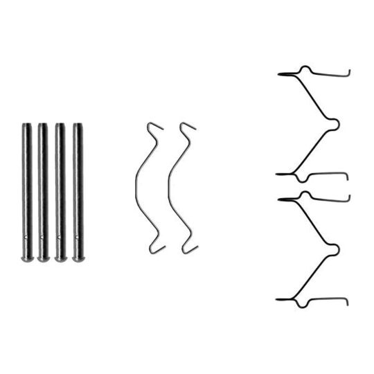 82058200 - Tillbehörssats, skivbromsbelägg 