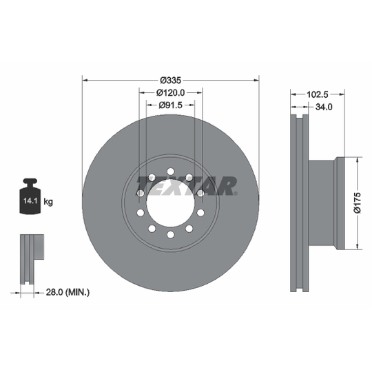 93101300 - Brake Disc 