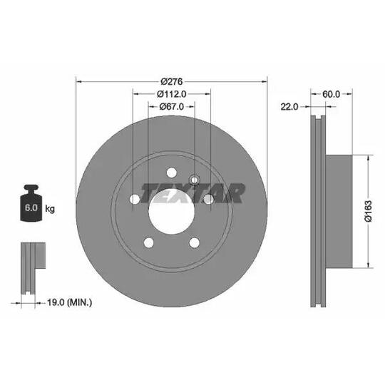 92074400 - Brake Disc 