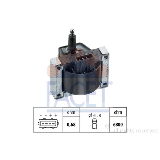 9.6055 - Ignition coil 