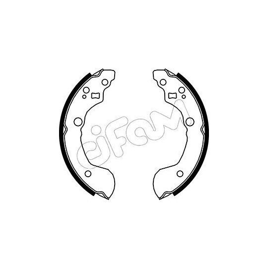 153-286 - Brake Shoe Set 