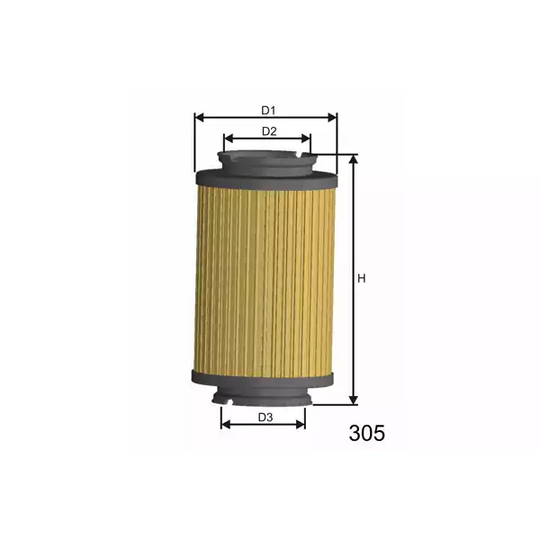 F107 - Fuel filter 