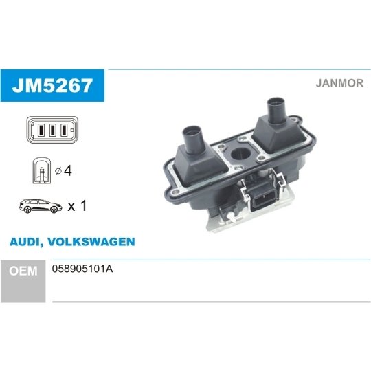 JM5267 - Ignition coil 