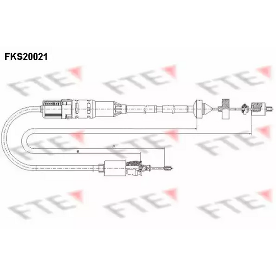FKS20021 - Clutch Cable 
