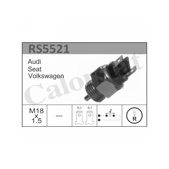 RS5521 - Switch, reverse light 