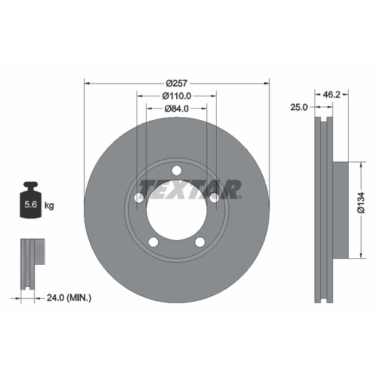 92080300 - Brake Disc 