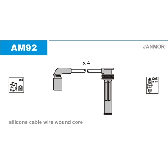 AM92 - Ignition Cable Kit 