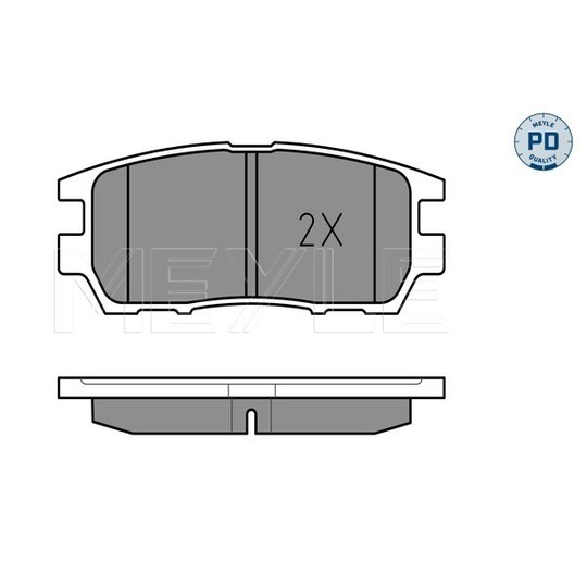 025 218 4014/PD - Brake Pad Set, disc brake 