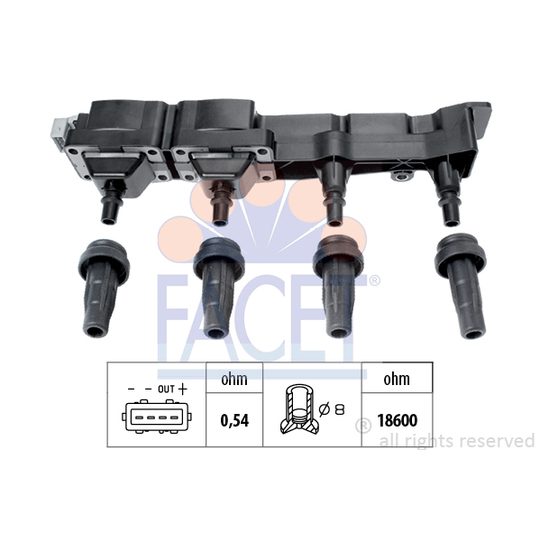 9.6307 - Ignition coil 