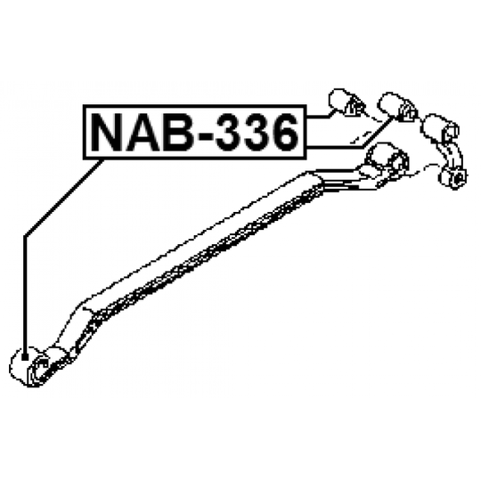 NAB-336 - Bush, leaf spring 
