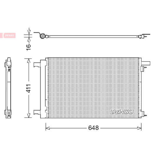 DCN21021 - Condenser, air conditioning 