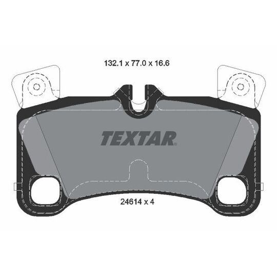 2461401 - Brake Pad Set, disc brake 