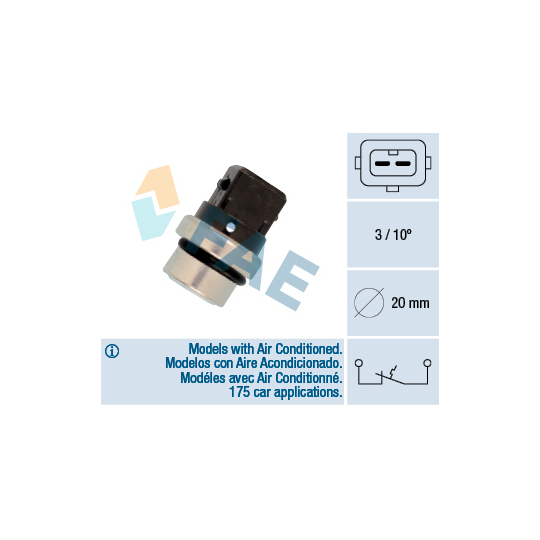 35650 - Temperature Switch, coolant warning lamp 
