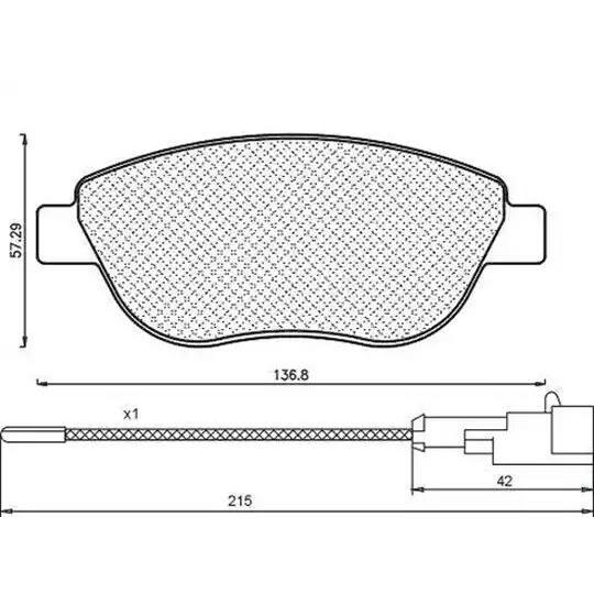 430216171161 - Brake Pad Set, disc brake 