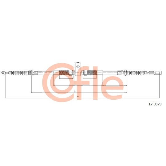 17.0379 - Cable, parking brake 