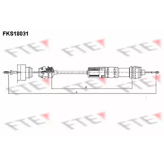 FKS18031 - Clutch Cable 