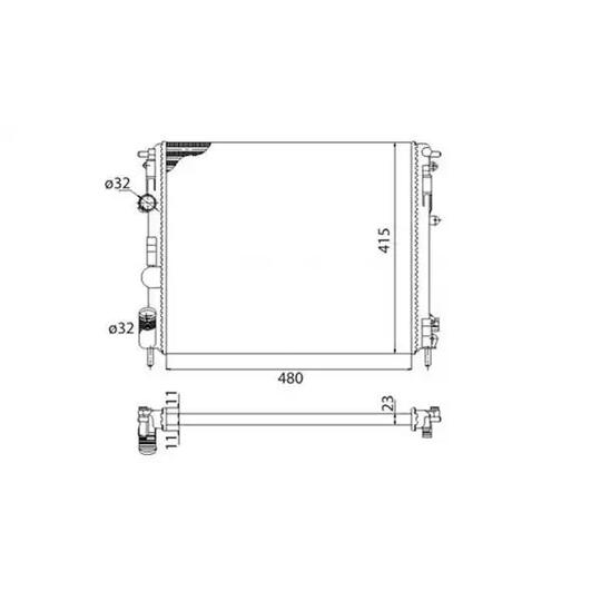 350213103503 - Cooling water radiator 