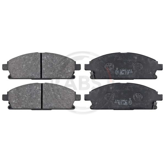 37209 - Brake Pad Set, disc brake 