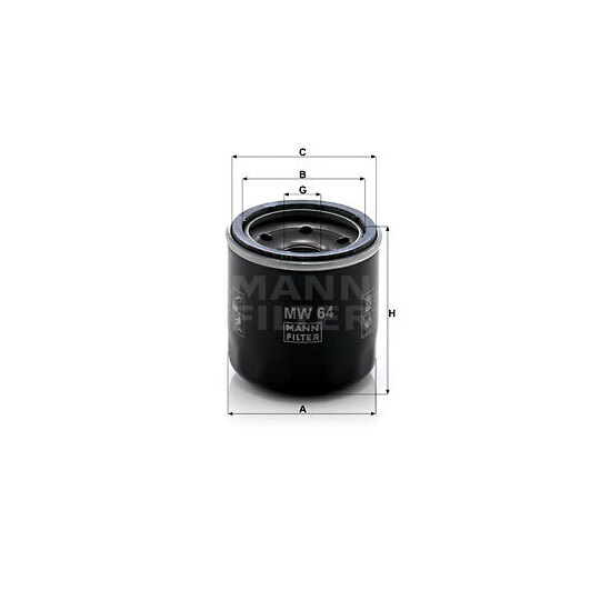 MW 64 - Oil filter 