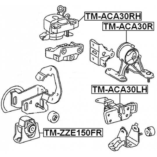 TM-ACA30LH - Engine Mounting 