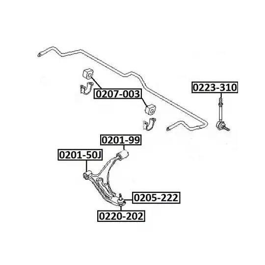 0220-202 - Ball Joint 