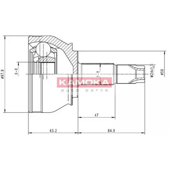 6692 - Joint Kit, drive shaft 