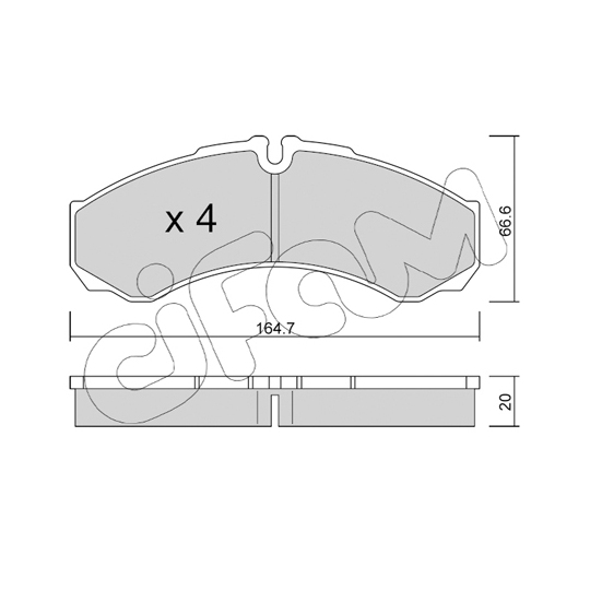 822-212-6 - Brake Pad Set, disc brake 
