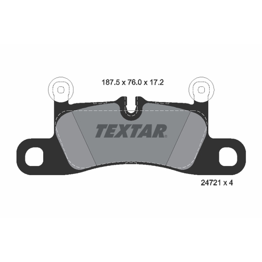 2472101 - Brake Pad Set, disc brake 