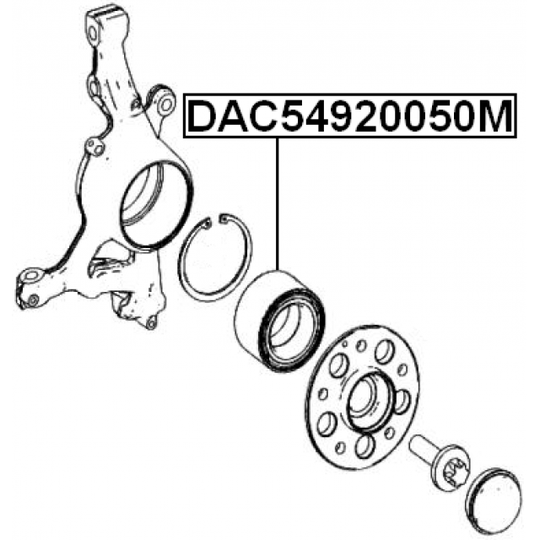 DAC54920050M - Wheel Bearing 