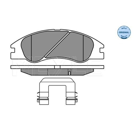 025 242 1817/W - Brake Pad Set, disc brake 