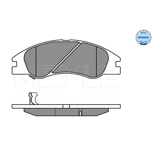 025 242 1817/W - Brake Pad Set, disc brake 