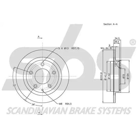 1815203257 - Brake Disc 