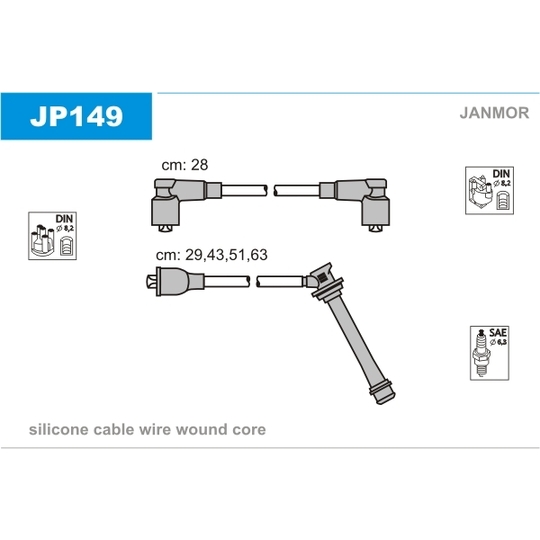 JP149 - Ignition Cable Kit 