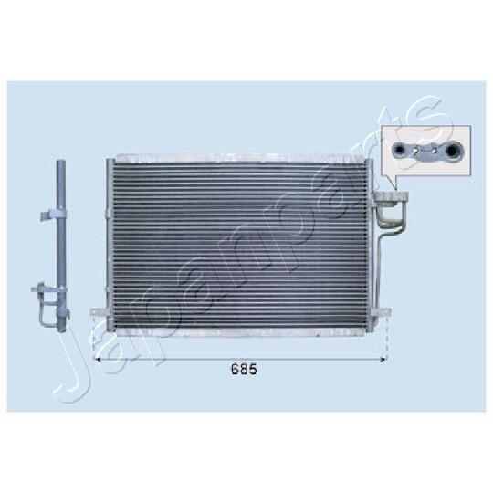 CND333028 - Condenser, air conditioning 