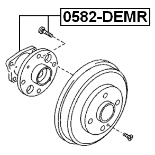 0582-DEMR - Wheel hub 