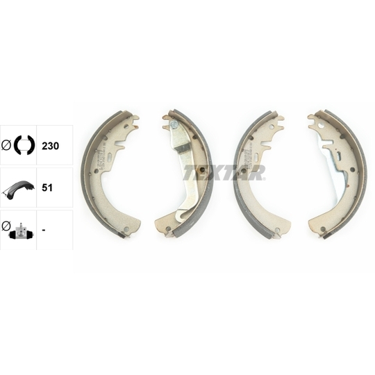 91012100 - Brake Shoe Set 