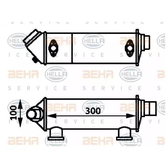 8MO 376 725-181 - Oil Cooler, engine oil 