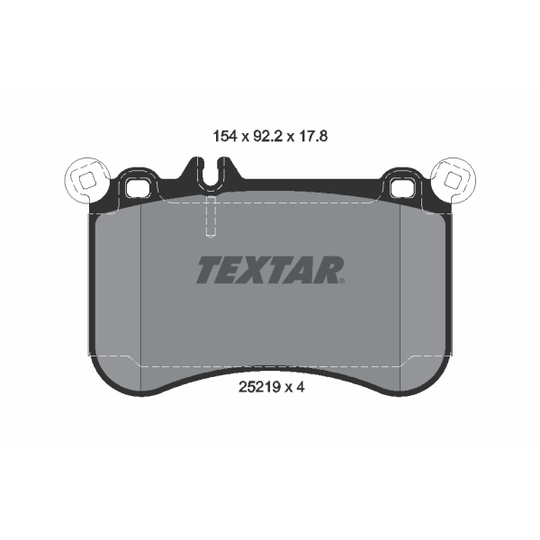 2521901 - Brake Pad Set, disc brake 