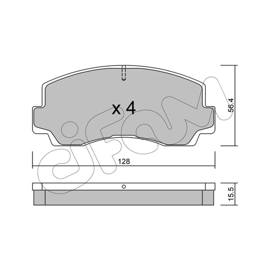 822-243-0 - Brake Pad Set, disc brake 