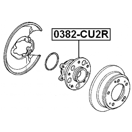 0382-CU2R - Wheel hub 