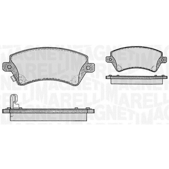 363916060408 - Brake Pad Set, disc brake 