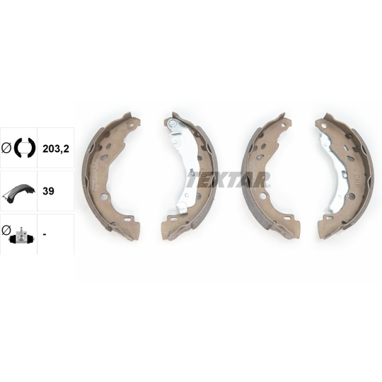 91077200 - Brake Shoe Set 