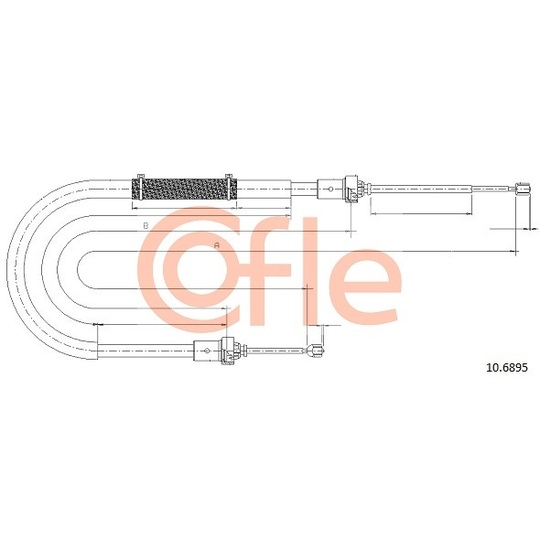 10.6895 - Cable, parking brake 