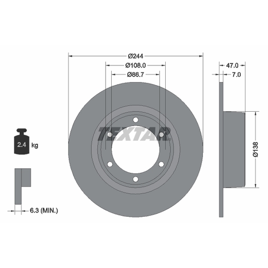 92014400 - Brake Disc 